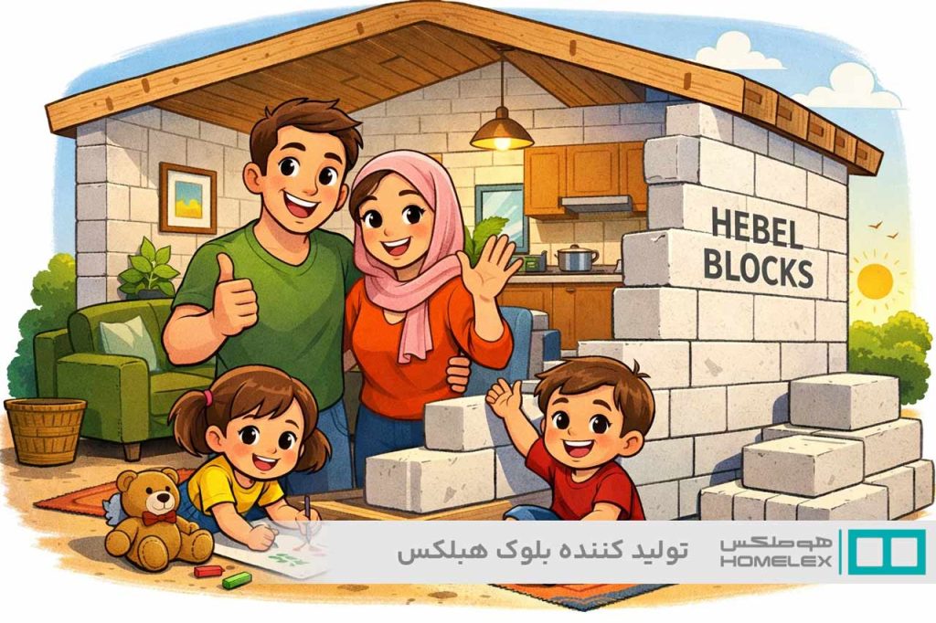 ساخت خانه با بلوک هبلکس